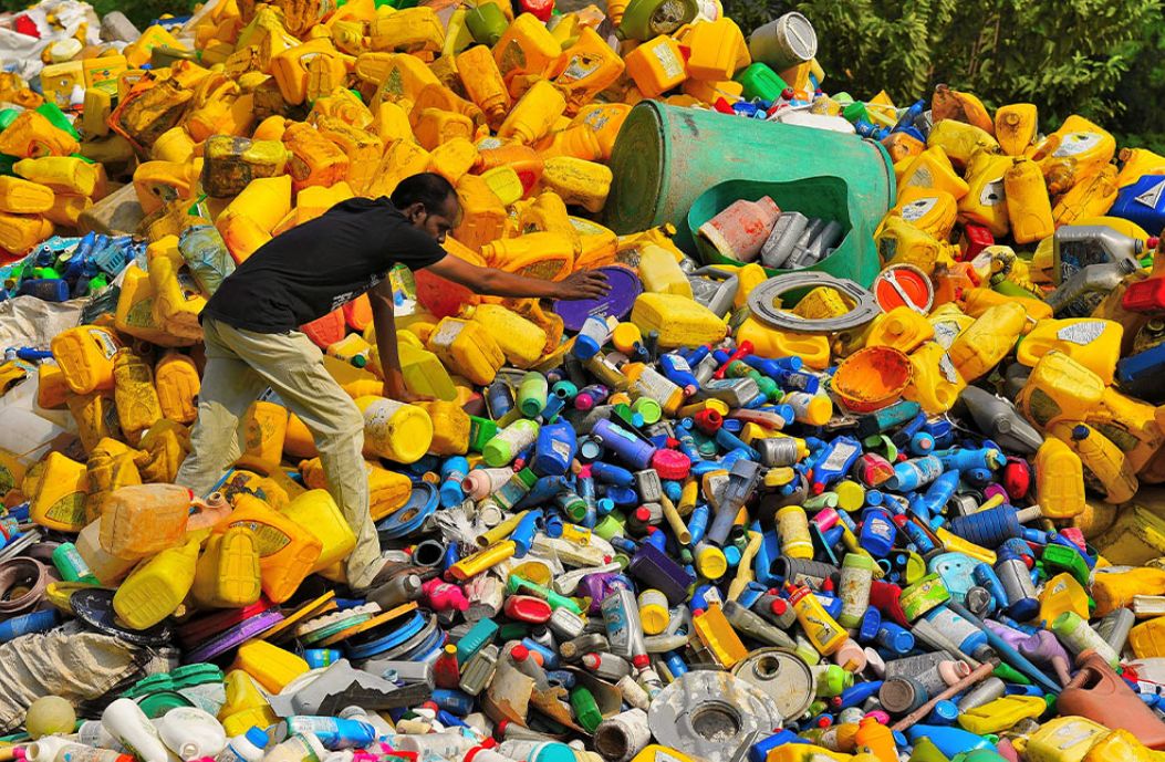 How is recycled plastic made?