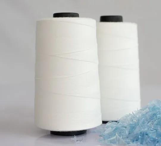 Recycled polyester woven fabrics
